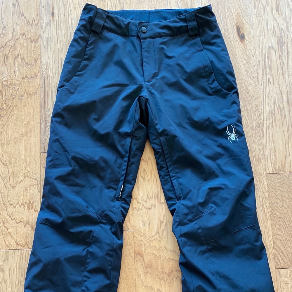 Spyder snow pants black size 6
